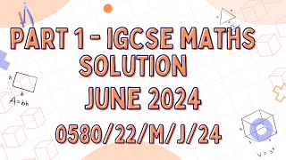 PART 1  IGCSE MAY JUNE 2024 PAPER 2 VARIANT 058022MJ24 [upl. by Eneja]