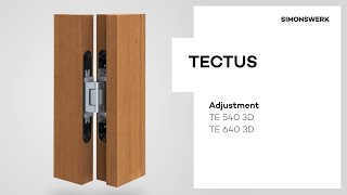 TECTUS TE 540 3D TE 640 3D  Adjustment [upl. by Meggy]