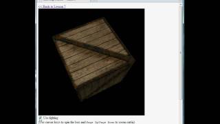 WebGL tutorial lesson 7  simple directional and ambient lighting [upl. by Amor]