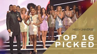 The 70TH MISS UNIVERSE Top 16 Picked  Miss Universe [upl. by Stedt]