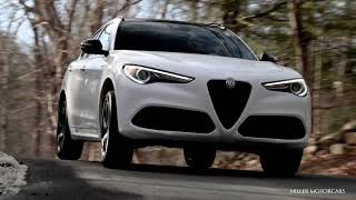 NEW 2022 Alfa Romeo Stelvio Ti Walk Around and Drive Review [upl. by Cortie579]