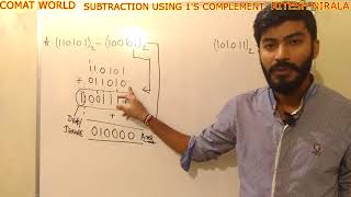 Sbtraction using 1s complement [upl. by Imuya]