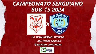 SERGIPE X RABBONI CAMPEONATO SERGIPANO SUB 152024 [upl. by Nawek]