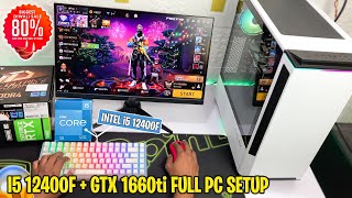 Cheapest Intel i5 12400f Powerful Gaming PC in quotDiwali Offerquot  i5 12th gen  GTX 1660ti Budget PC [upl. by Ahsikat381]