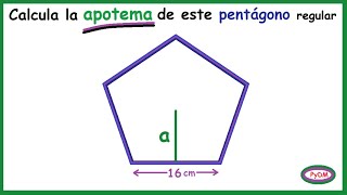 Apotema de un Pentágono regular [upl. by Emiolhs]