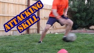 Soccer TRICKS  How to Step Right and Go Left  Online Soccer Academy [upl. by Shulock]