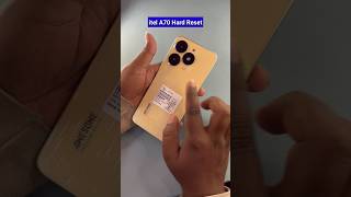 itel A70 hard reset  itel P40 S23 P55 pattern lock remove shorts [upl. by Ethelind]