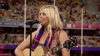 Sara Berki  Take Me Home Country Roads Cover Live at the Gabba Brisbane March 2024 [upl. by Eddra]