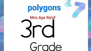 Grade 3 chapter 4 lesson 1 polygons [upl. by Rosalee143]