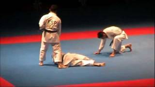 Kata  Bunkai SUPARIMPEI by SPAIN  FINAL 46th EKF European Karate Championships [upl. by Rugg]