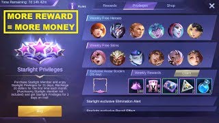 New Starlight Member Reward Super Privileges Good Guy Moonton  Update Mobile Legends [upl. by Alberik588]