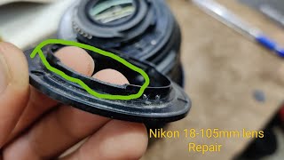 Nikon lens AFS DX 18105mm F3556G Bayonet Mount change 18105 Nikon lens not connected [upl. by Ididn]