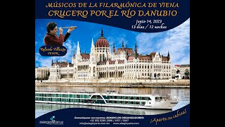 Crucero con músicos de la Orquesta Filarmónica de Viena Rolando Villazón y Olga Peretyatko [upl. by Ruomyes]