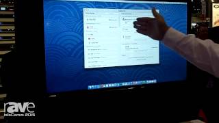 InfoComm 2015 Audinate Features Dante Via Software Routing Application [upl. by Yeniffit]