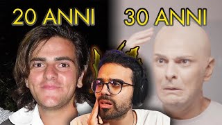 DARIO MOCCIA REAGISCE AI PANTELLAS 20 ANNI VS 30 ANNI e OGGI VS ANNI 40 [upl. by Babby162]