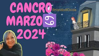 CANCRO ♋ TAROCCHI MARZO 2024 [upl. by Segalman]