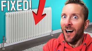 How to Fix One Radiator Not Working  Plumbing Tips [upl. by Ahsilem]