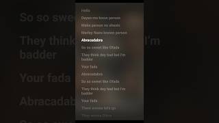 Lyrics of Abracadabra remix ft Wizkid Naira Marley Skiibii and Rexxi lyrics trending wizkid [upl. by Adolfo]