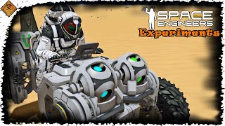 Mono Wheel Method  Space Engineers Experiment [upl. by Eleets]