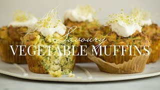 IMMUNITYBOOSTING SAVOURY VEGETABLE MUFFINS [upl. by Adni]