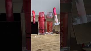 lip oils elf Rose Envy vs Dior Rosewood 🌹 makeup [upl. by Esidarap569]