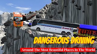 World’s Most Deadliest journeys Beautiful Mountains eps038  Euro Truck Simulator 2  Game ID [upl. by Bandur186]