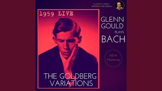 Goldberg Variations BWV 988 Variation 10 a 1 Clav Fughetta Remastered 2023 Live 1959 [upl. by Petrick185]