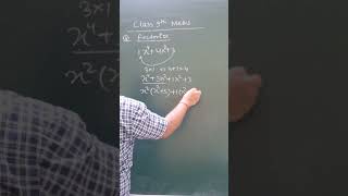 Polynomials factorize Class 9th Maths important question [upl. by Evilo]