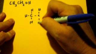 Lewis Dot Structure of CH3CH2OH Ethanol [upl. by Idolla]