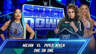 Piper Niven Crushes Michin in WWE 2k24 Full Match Gameplay [upl. by Melly]