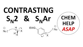 differences between SNAr amp SN2 reactions [upl. by Aieken]