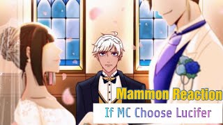 Mammon Reaction seeing MC Choosing Lucifer  Obey Me Devilgram [upl. by Nivi810]