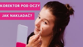 Jak nakładać korektor  pod oczy na niedoskonałości  Amfora TV [upl. by Aihseyn267]