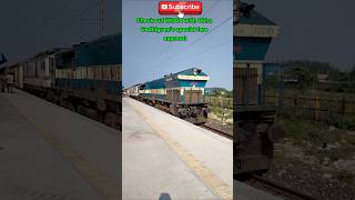 WDG4 with Okha Gadhigram Special fare express 😱 train shorts viral [upl. by Eceinhoj]