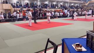 Tomá Řezáč Judo Kladno  Samurajská katana Jablonec 26424  4 zápas výhra [upl. by Eniarol]