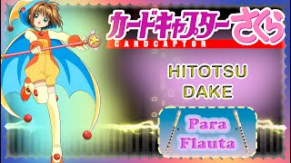 🌸Card Captor Sakura🌸 Hitotsu Dake para Flauta Partitura  MIDI  De Anime a Partitura [upl. by Acie]