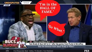 Shannon Sharpe GETS HEATED after Skip Bayless DISRESPECTS his HOF career [upl. by Devehcoy]