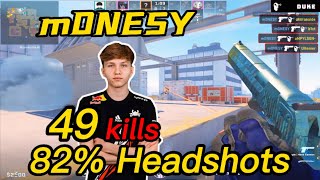 m0NESY Faceit Vertigo POV  49Kills  82HS  8 Triple Kills  CS2 m0NESY POV [upl. by Eednus754]