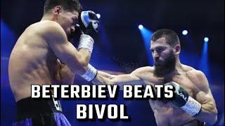 ARTUR BETERBIEV BEATS DMITRY BIVOL  boxing boxingnews sports sport subscribe dmitrybivol [upl. by Anec]