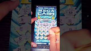 100 Million Mega Cash scratcher sdslotking 100millionmegacash scratchers lottery [upl. by Ytsanyd]