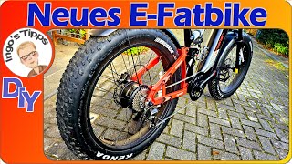 Mein neues EBike das Fatbike Cyrusher Ranger  Auspacken Zusammenbauen und Fahren  IngosTipps [upl. by Asil]