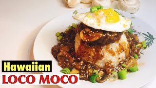 Hawaiian LOCO MOCO recipe  Moco Loco hawaiian food  Hawaiian Style LOCO MOCO  Loco Moco burger [upl. by Svirad]