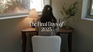 Life in My Thirties  final days of 2023 reflecting new year intentions [upl. by Aniral]