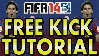 FIFA 14 NEXT GEN Tips Free Kick Tutorial  Score From ANY DISTANCE [upl. by Ardnosac174]