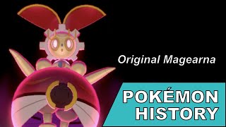 Pokemon History  Original Magearna  HOME National Dex Sword Shield Sun Moon QR Code WISHMKR [upl. by Melone]