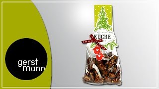 LECKER Rezept für gebrannte Mandeln und weihnachtliche Verpackung  Stampin Up [upl. by Eceirahs]