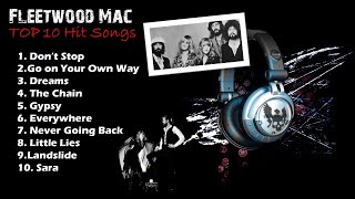 Fleetwood Mac  Top10 Hits [upl. by Danais849]