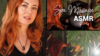 Intensely Relaxing ASMR Spa Massage 🌟 Soft Speaking Whispers Crunching Faux Leather amp Oils [upl. by Berthoud]