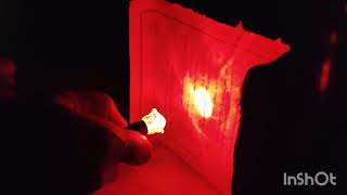 experiment of diffraction of light homemade video prove diffraction of light [upl. by Rus985]