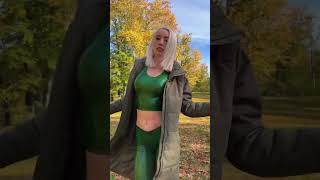 New Style Green Latex Leggings [upl. by Ennaitsirk]